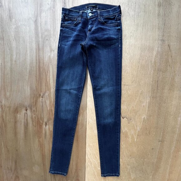 FLYING MONKEY LOW RISE SKINNY ANKLE JEANS WOMEN’S sz 25 STRETCH Dark Wash - Picture 1 of 12